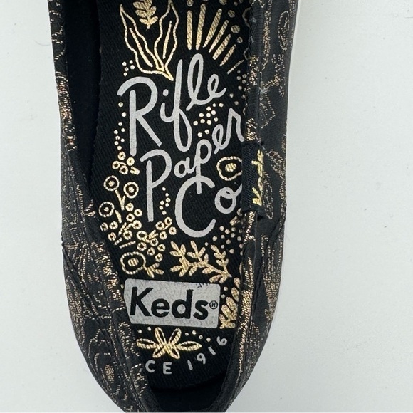 Keds X Rifle Paper Co Triple Decker Colette Jacquard Sneakers Slip On Shoes 6 - Picture 11 of 13